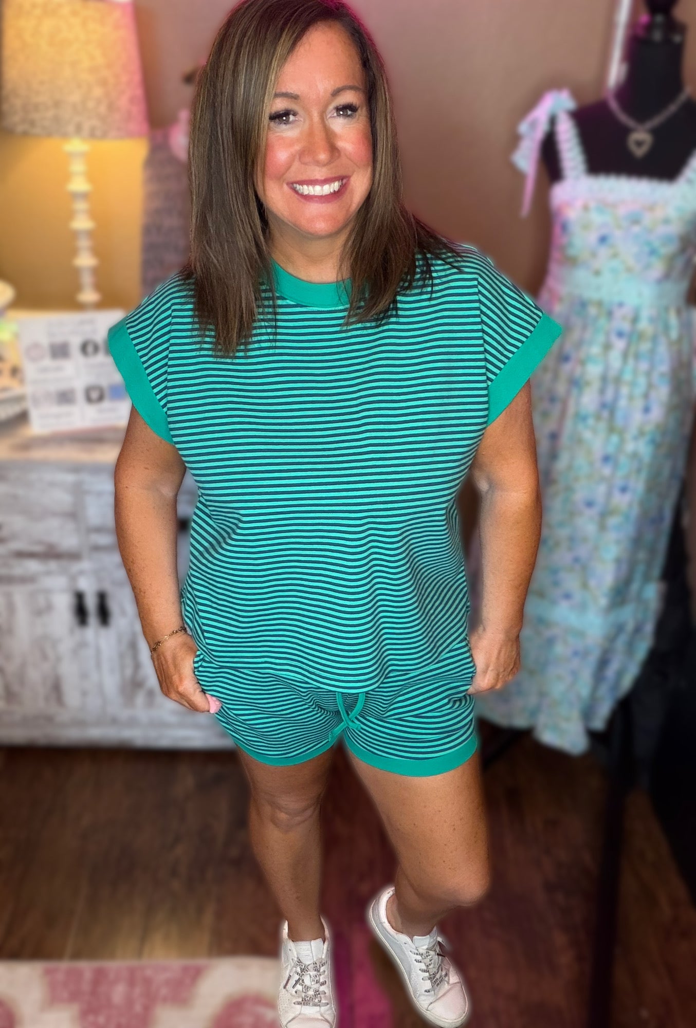 Striped Lounge Set
