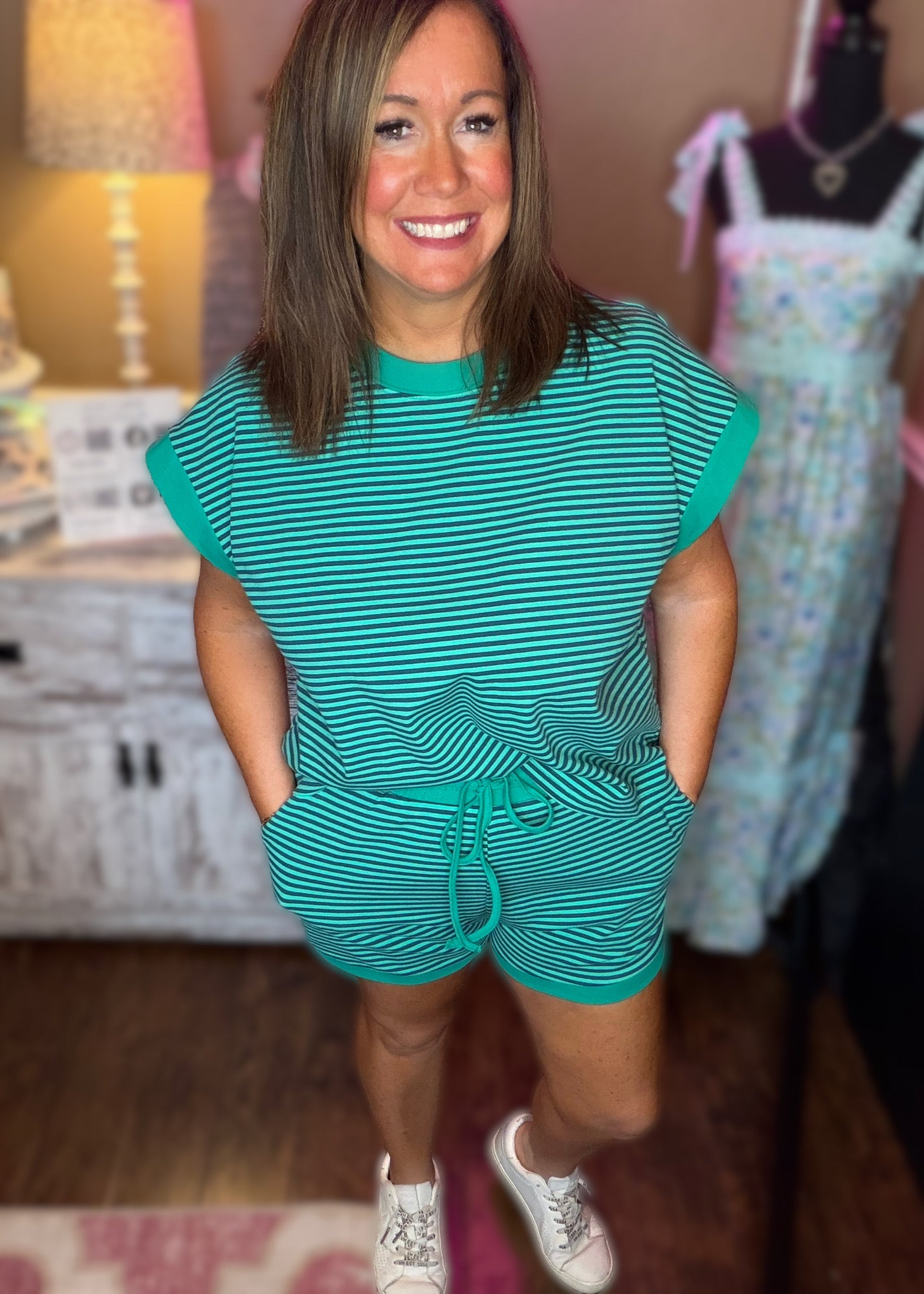 Striped Lounge Set