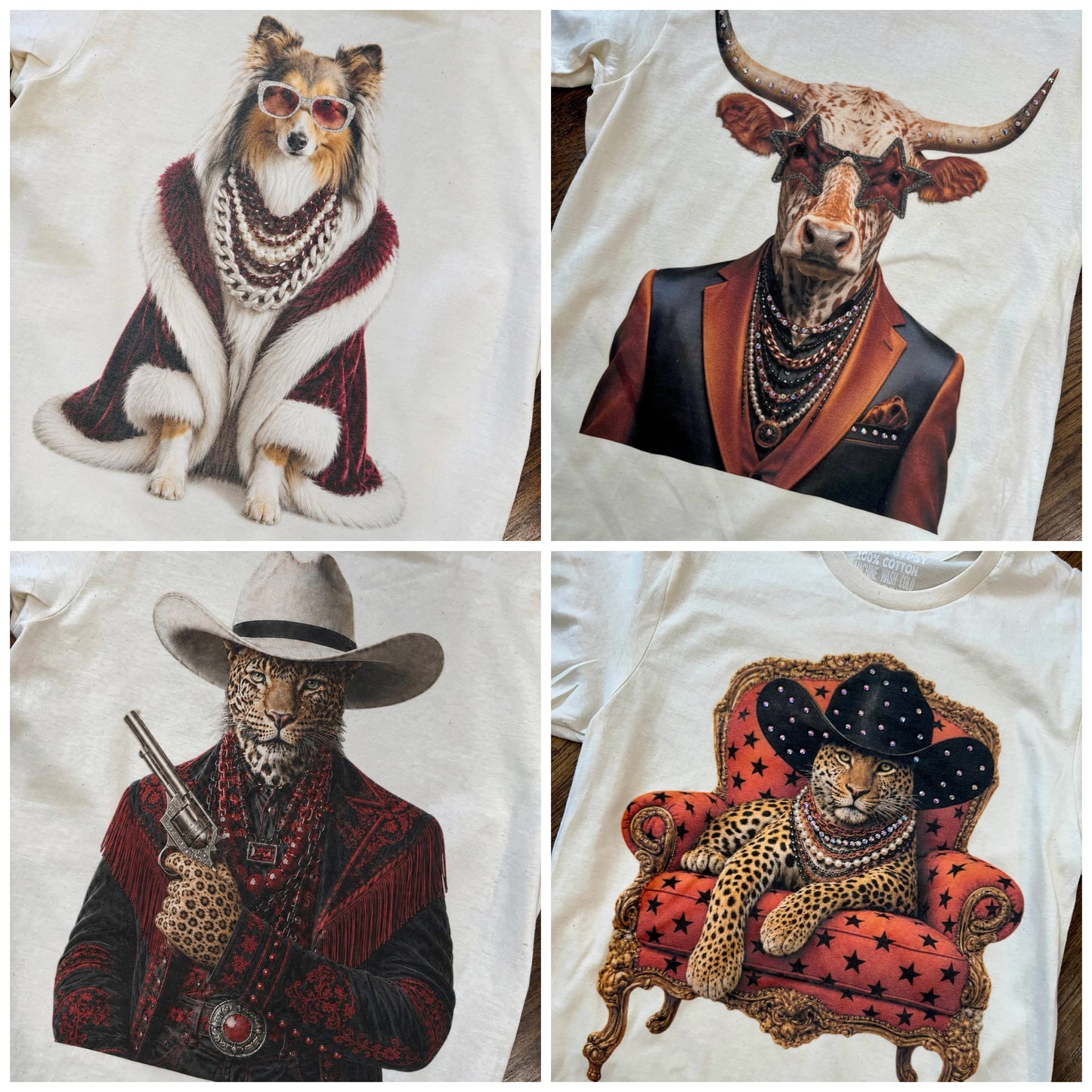 Animal School Spirit Bling Tees Preorder