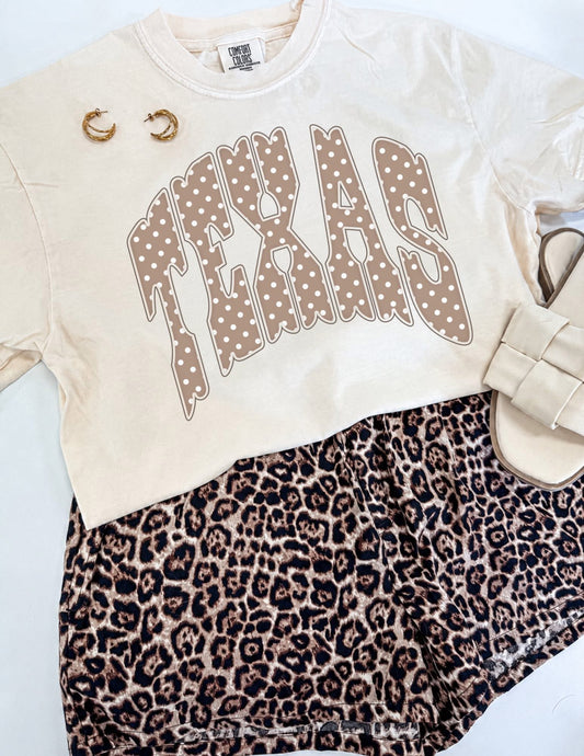 Polka Dot Texas Tee Preorder