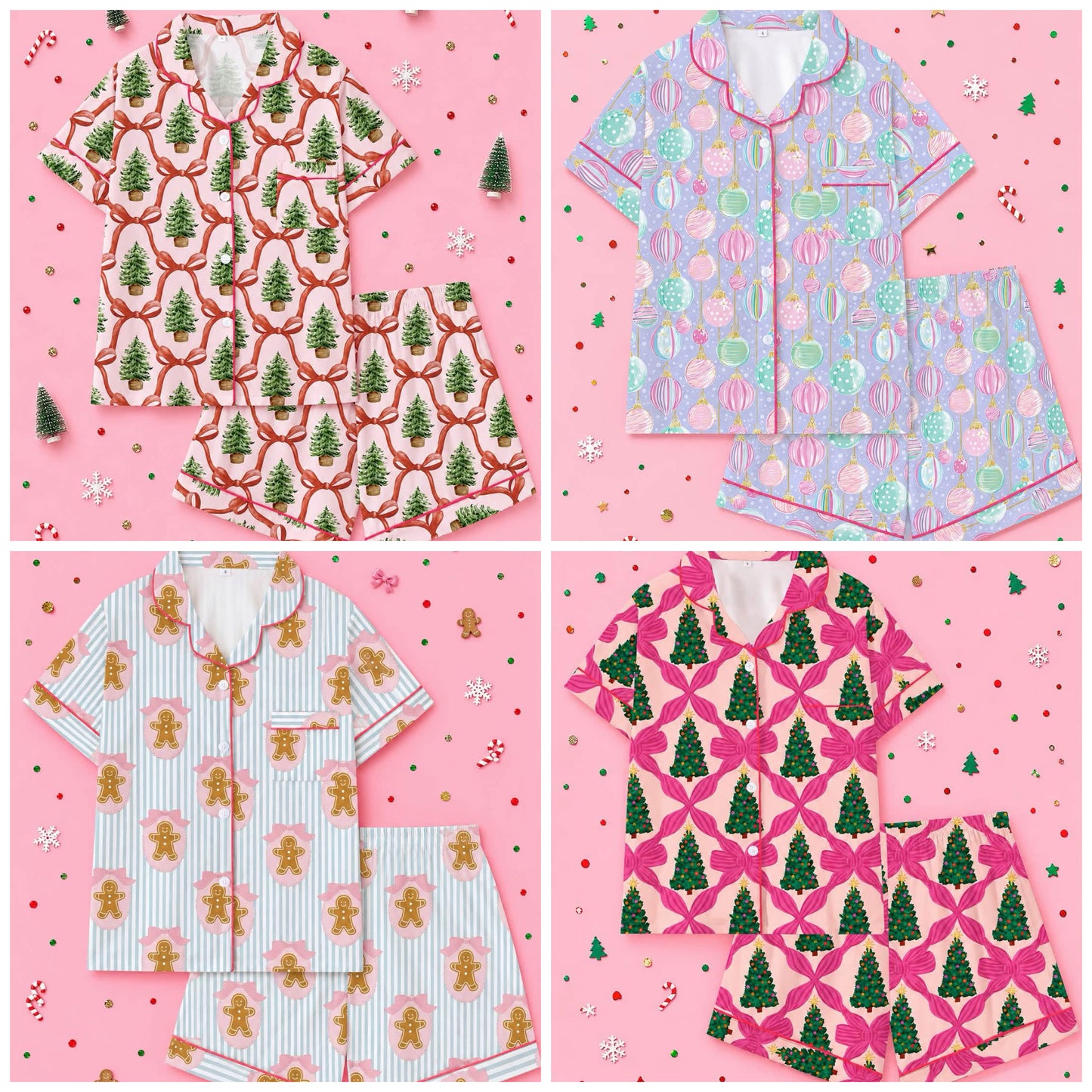 Christmas PJ Short Sets PREORDER