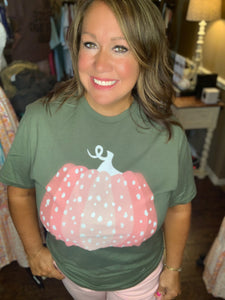 Shades of Pink Pumpkin Tee