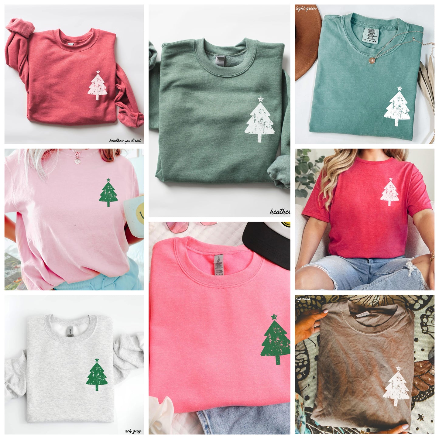 Basic Christmas Tree Tee or Sweatshirt PREORDER