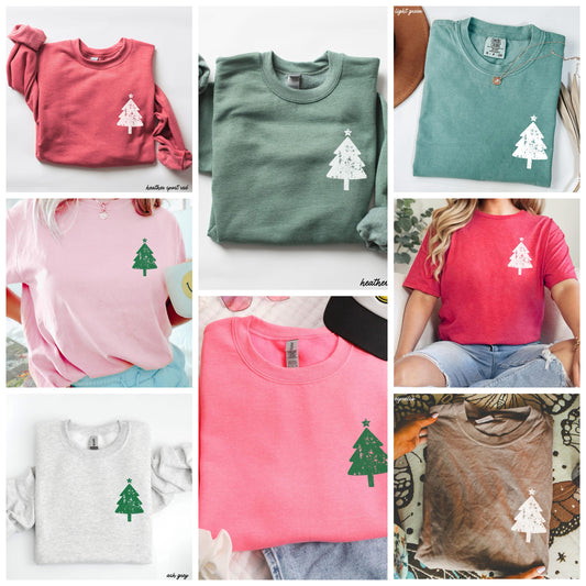 Basic Christmas Tree Tee or Sweatshirt PREORDER