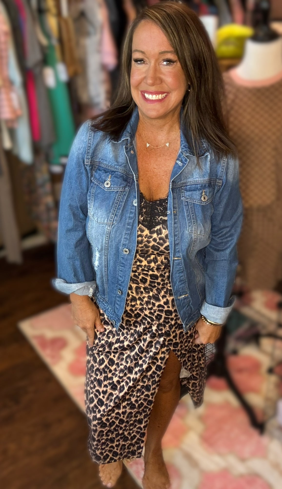 Leopard & Lace Dress