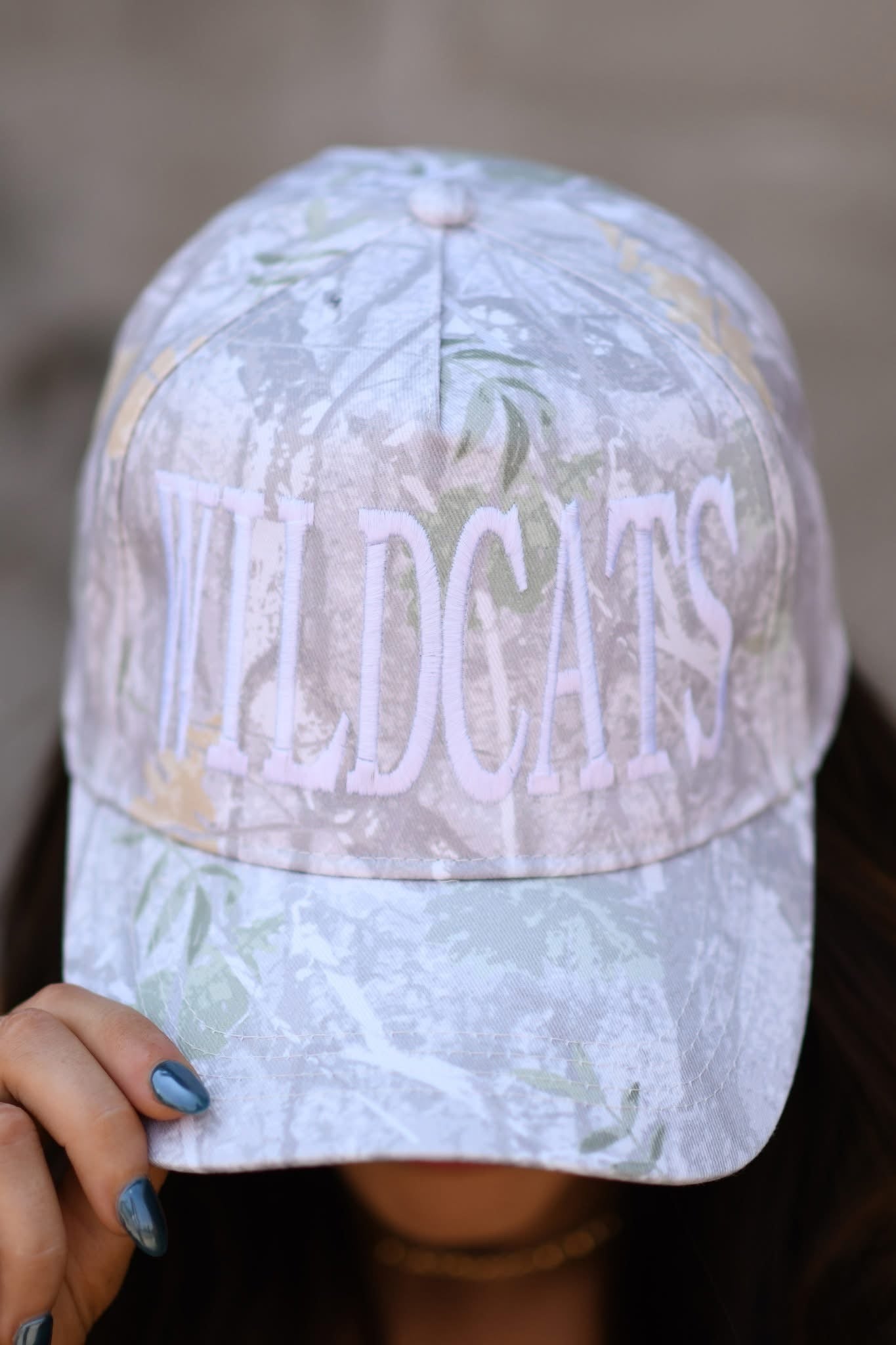 Custom White Camo Hats