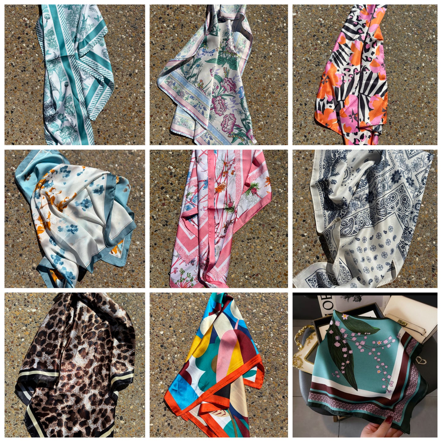 Decorative Silk Scarves