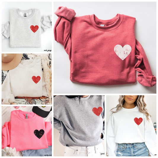 Heart Sweatshirt Preorder