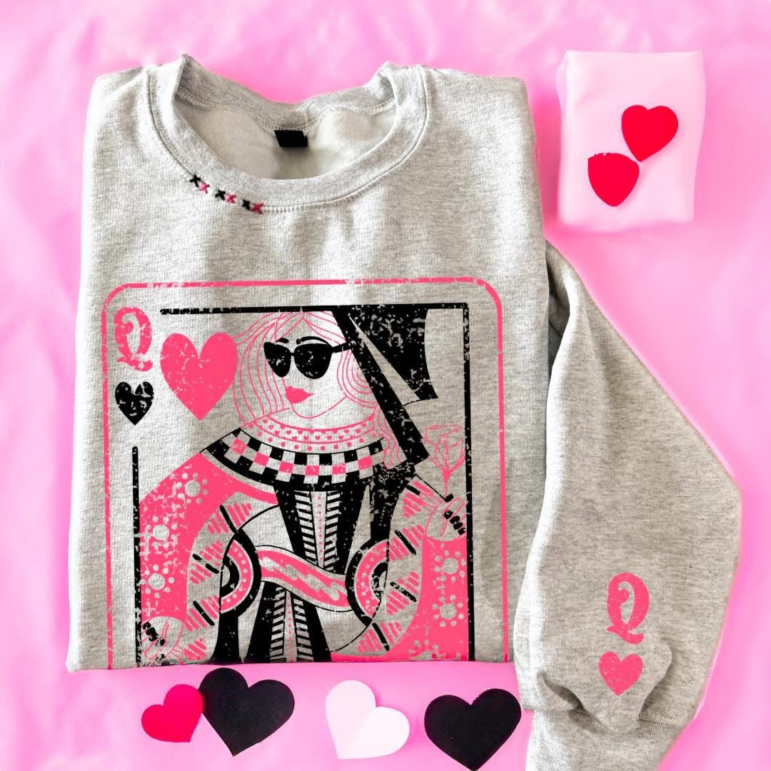 Queen of Hearts Tee or Sweatshirt PREORDER