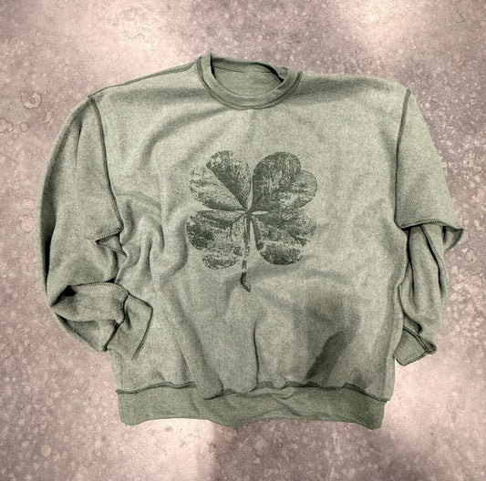 Inside Out Shamrock Sweatshirt