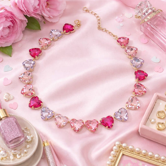Heart Jewel Candy Necklace