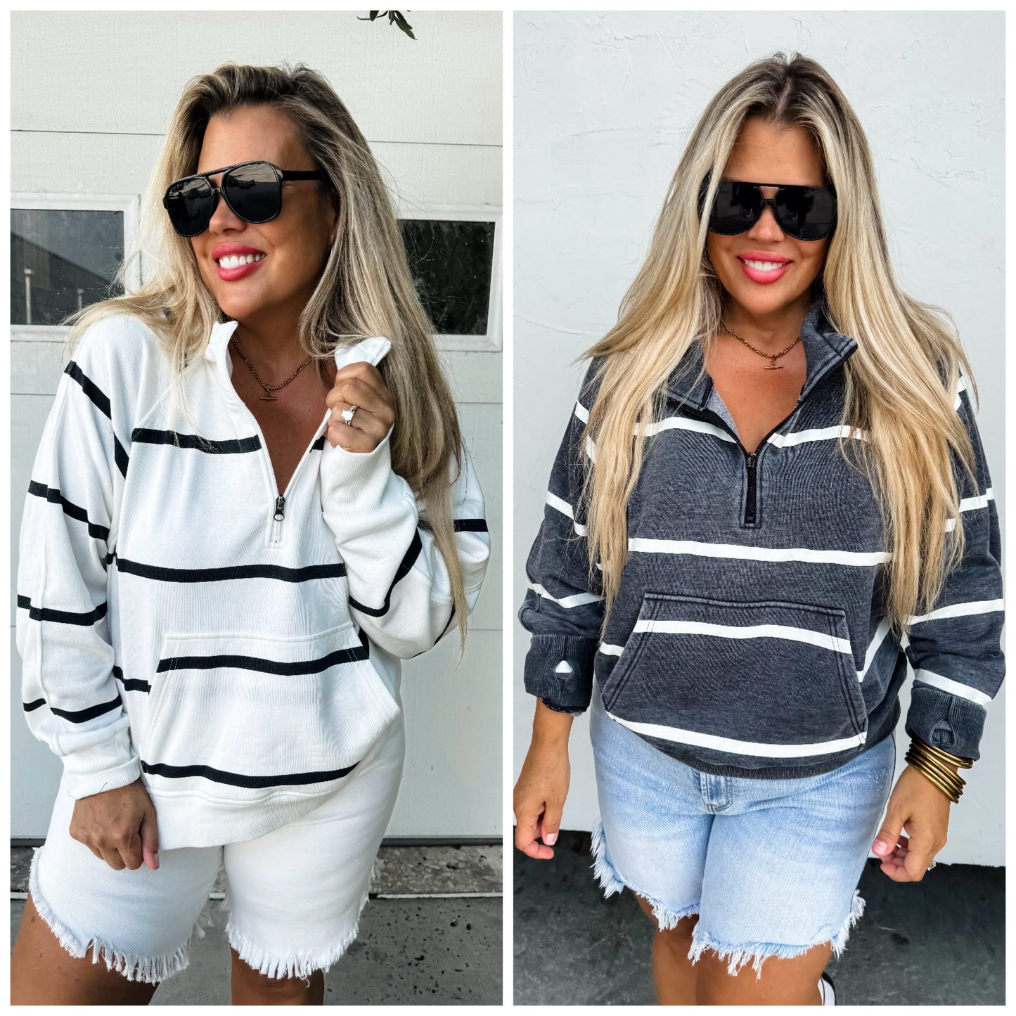 Easy Does It Striped Pullover