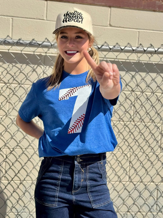 Custom Number Baseball & Softball Tees Preorder