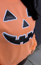 Load image into Gallery viewer, Sequin Jack-O-Lantern Sweatshirt