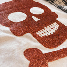 Load image into Gallery viewer, Glitter Skull Tee