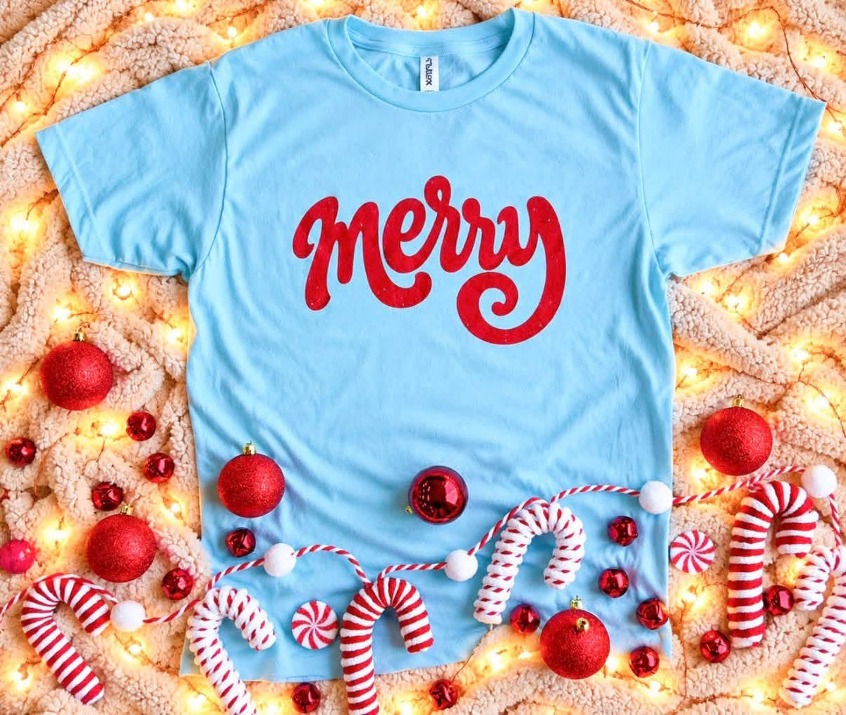 Distressed Merry Tees PREORDER