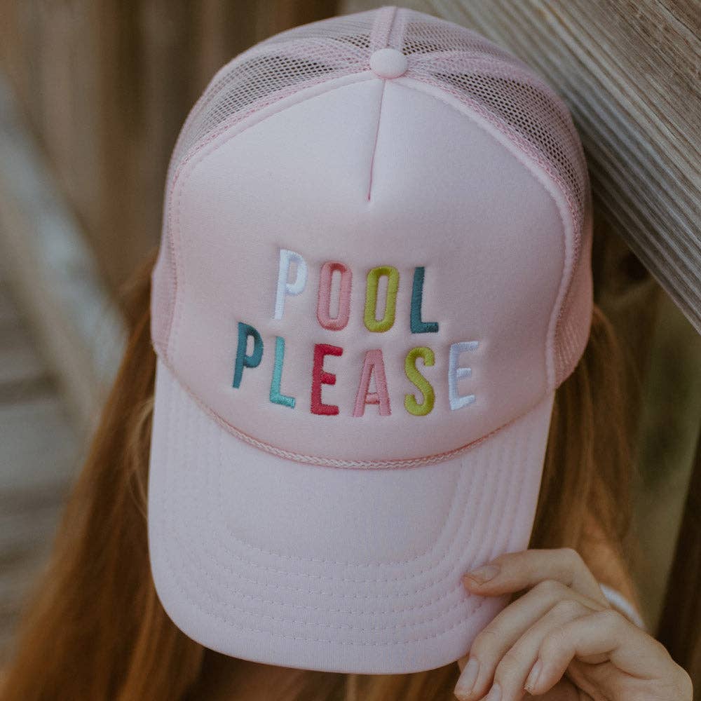 Pool Please Foam Trucker Hat