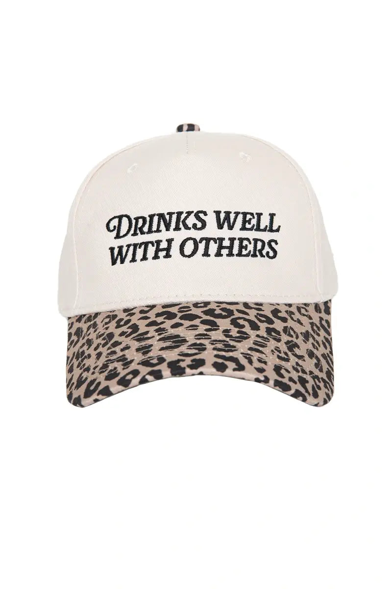 Drinks Well With Others Vintage Trucker Hat