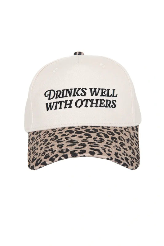 Drinks Well With Others Vintage Trucker Hat