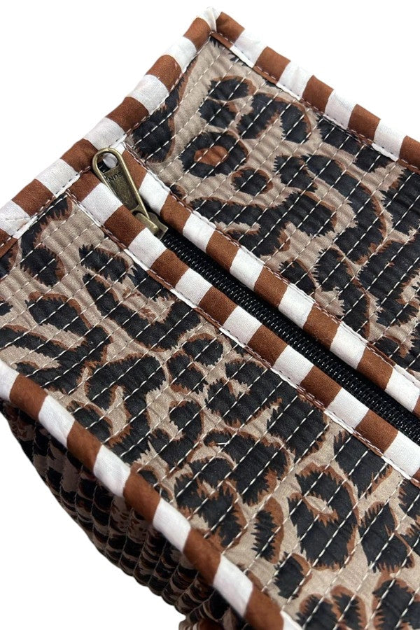 Wild Thing Quilted Leopard Tote Bag
