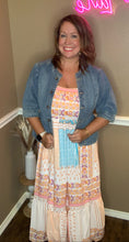 Load image into Gallery viewer, Boho Patchwork Maxi Dress