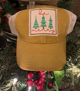 Distressed Christmas Hats