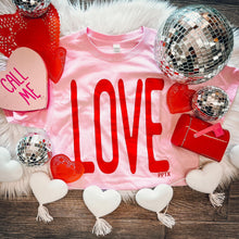 Load image into Gallery viewer, Love Tee - Pink or Red