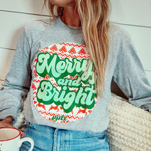 Load image into Gallery viewer, Merry &amp; Bright Long Sleeved Tee