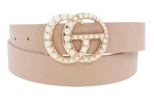 Taupe Pearl Belt